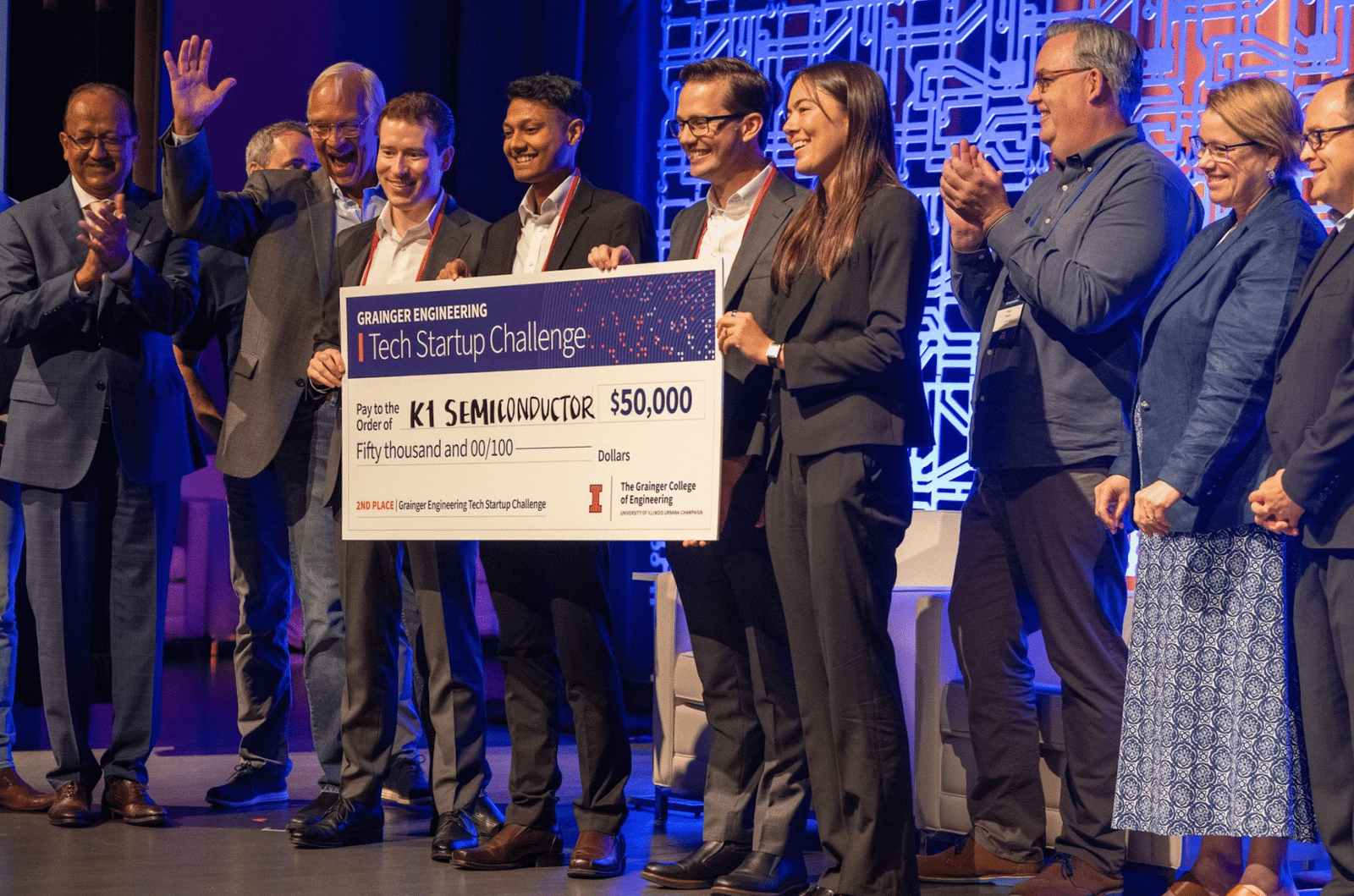 K1 Semiconductor Wins 2nd Place at Tech Startup Challenge